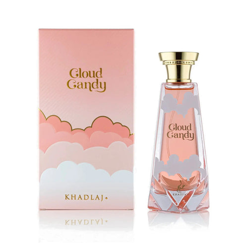 Khadlaj Cloud Candy 100ml eau de parfum gold cap detail