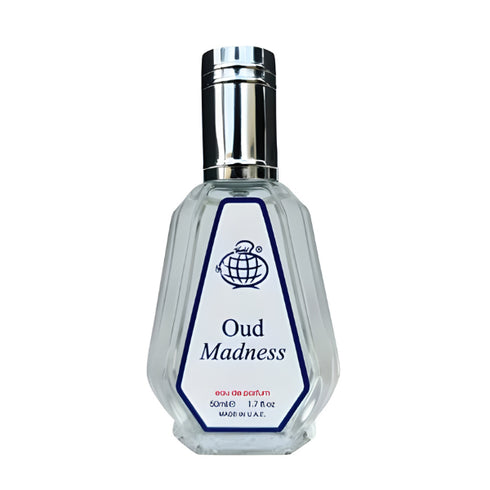 Fragrance World Oud Madness 50ml eau de parfum unisex woody oriental oud fragrance