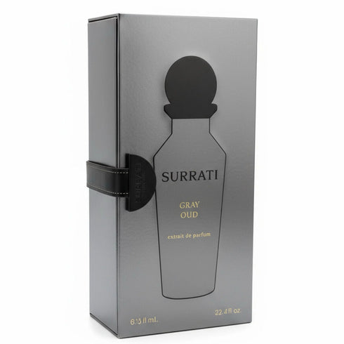 Surrati Gray Oud 150ml extrait de parfum bottle front view