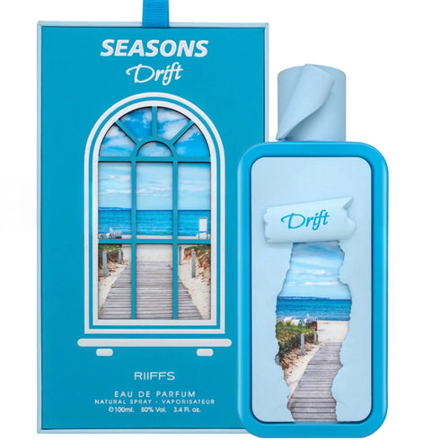 Riiffs Seasons Drift 100ml eau de parfum, refined fresh floral summer scent