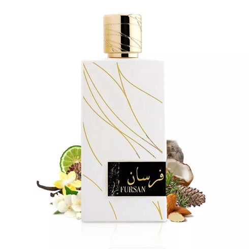 Khadlaj Fursan White 100ml vanilla eau de parfum lifestyle