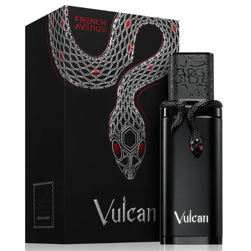 French Avenue Vulcan Black Friday 100ml eau de parfum black snake bottle with box