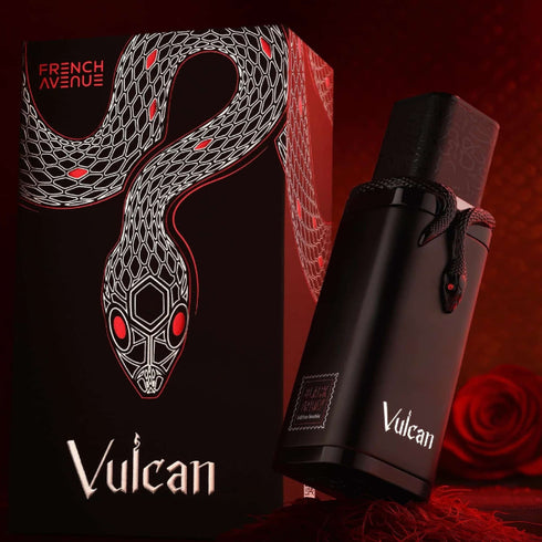 French Avenue Vulcan Black Friday saffron leather fragrance 100ml